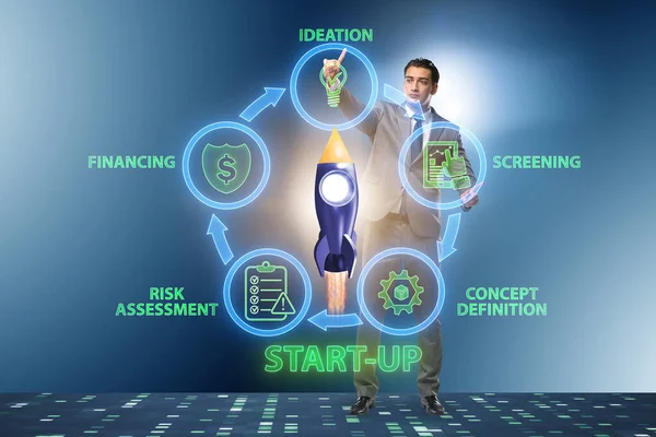 Concepto de start-up y emprendimiento — Foto de Stock