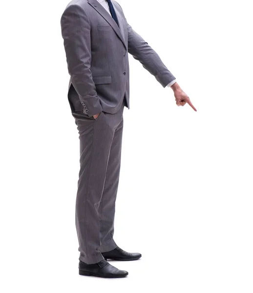 Businessman isolated on the white background — Stock Photo, Image
