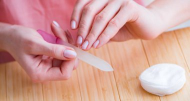 Güzellik ürünleri tırnak bakım araçları pedikür yakın çekim