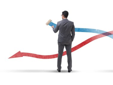 İşadamı kavramı tahmin içinde Çizelgeler çizim