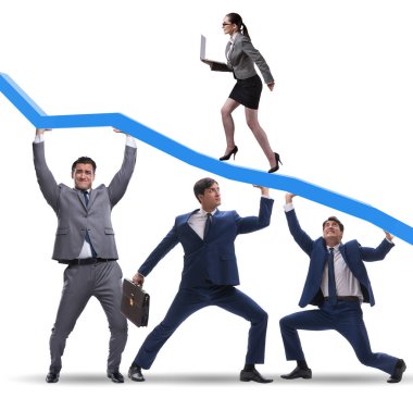 Ekonomik büyümeyi destekleyen işadamları beyazlarda izole edildi