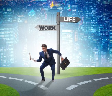İş hayatı ya da ev dengesi iş kavramı