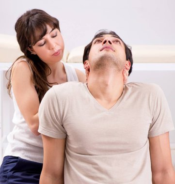 Yaralanma sonrası hastanede iyileşen hasta.