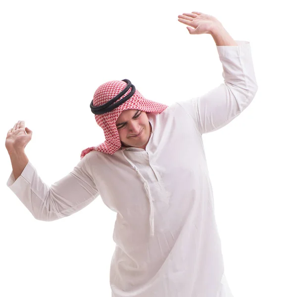 Arabische zakenman geïsoleerd op witte achtergrond — Stockfoto