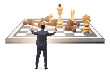 İş adamıyla strateji ve taktik kavramı