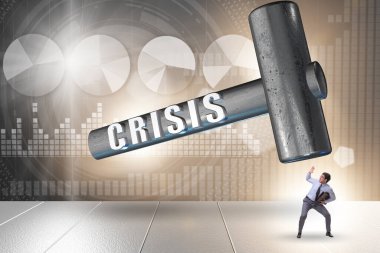 İş adamı kriz sırasında hayatta kalmaya çalışıyor
