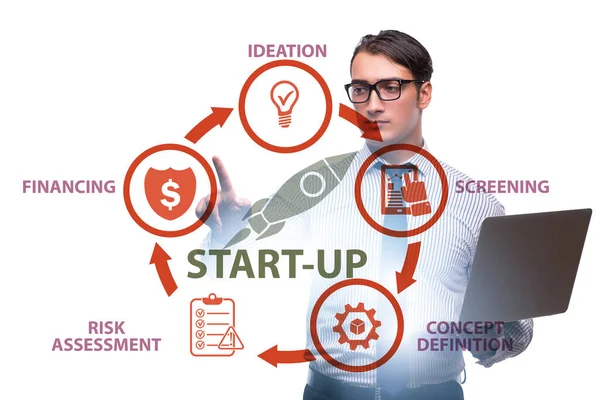 Concepto de start-up y emprendimiento — Foto de Stock