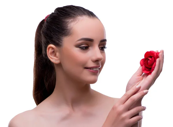 Mladá krásná fena módní model s make-up — Stock fotografie