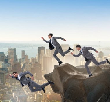 İş adamı iş hayatında kötü kararlar veriyor.