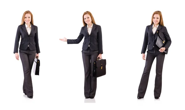 Mujer empresaria en concepto de negocio — Foto de Stock