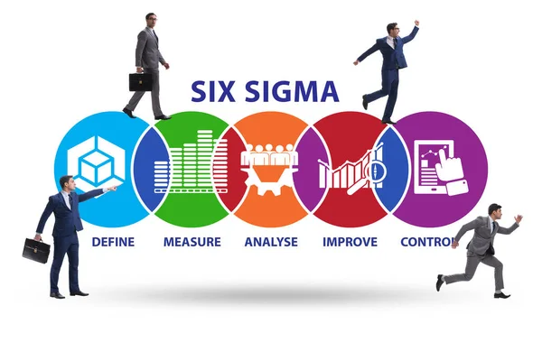 Concetto di Lean management con sei sigma — Foto Stock