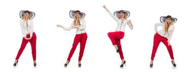 Moda dünyasında genç bir kadın