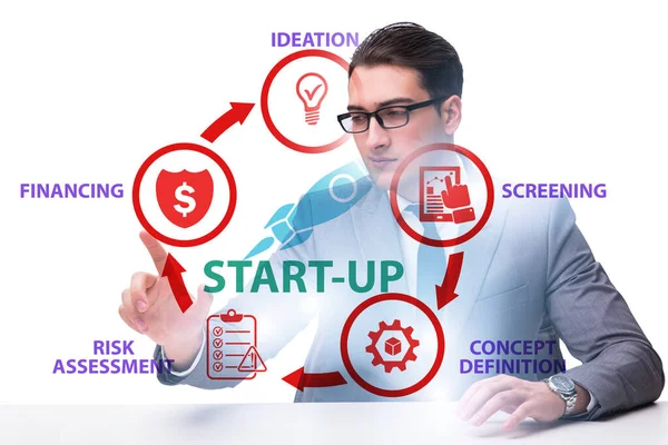 Concepto de start-up y emprendimiento — Foto de Stock