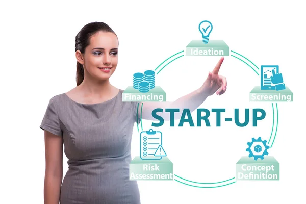 Concepto de start-up y emprendimiento — Foto de Stock