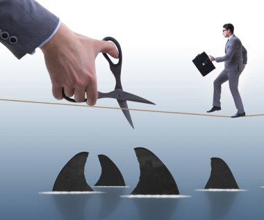 İş risk kavramında el kesimi halat