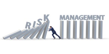 Risk yönetimi kavramında iş adamı