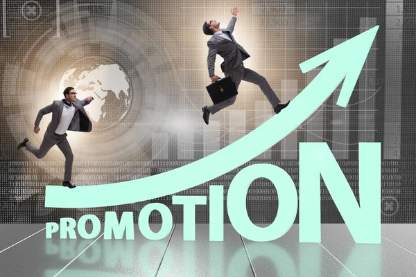 Concept van promotie bij zakenman — Stockfoto