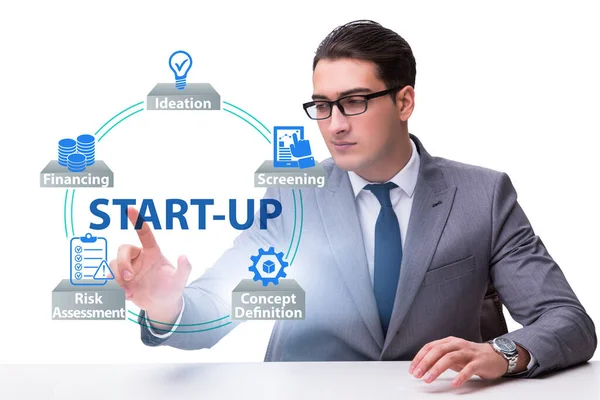 Concepto de start-up y emprendimiento — Foto de Stock