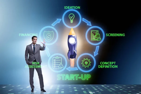 Concepto de start-up y emprendimiento — Foto de Stock