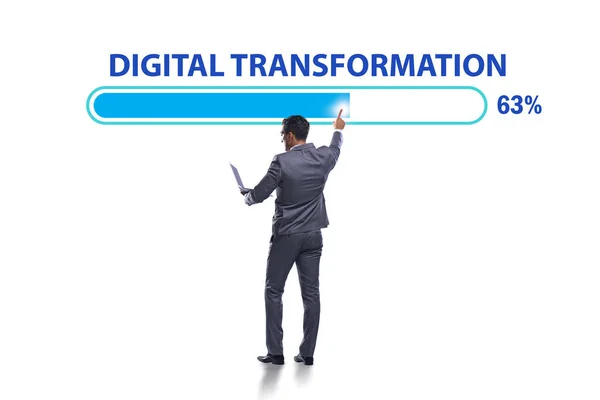 Concepto de transformación digital y digitalización —  Fotos de Stock