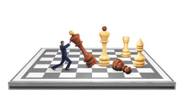 İş adamıyla strateji ve taktik kavramı