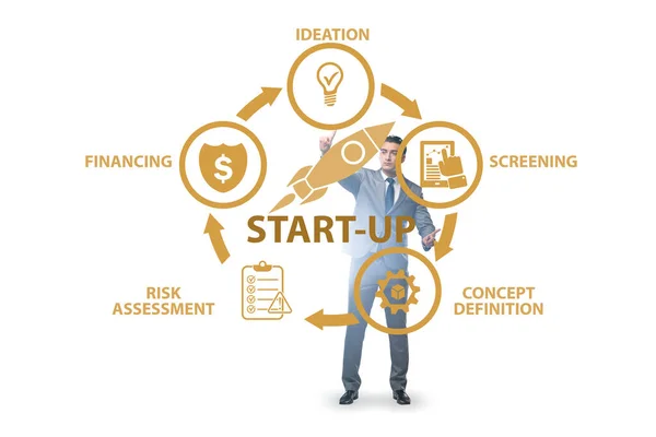 Concepto de start-up y emprendimiento — Foto de Stock