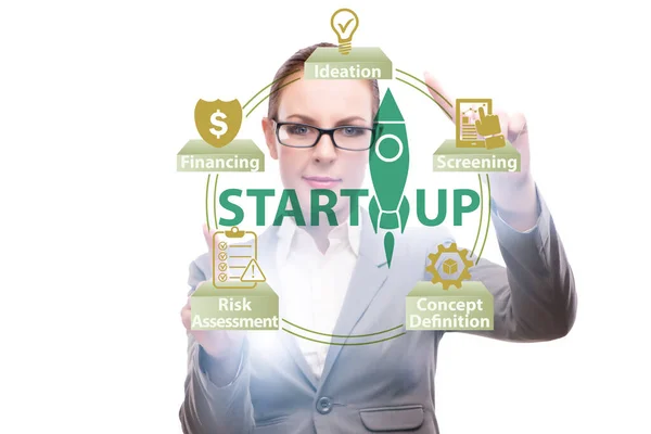 Concepto de start-up y emprendimiento — Foto de Stock