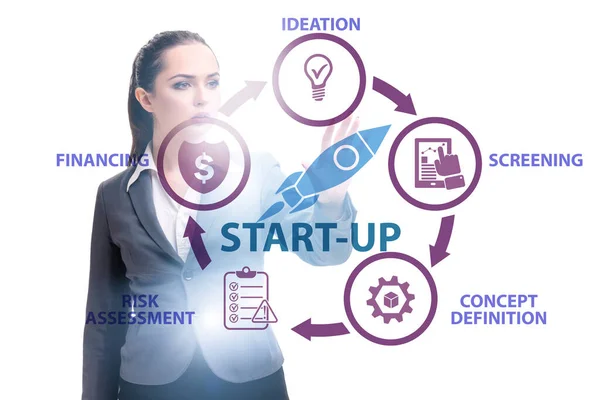 Concepto de start-up y emprendimiento — Foto de Stock