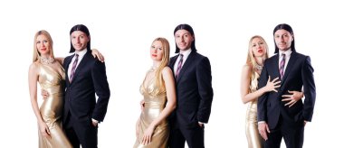 Romantik aşk konsepti.