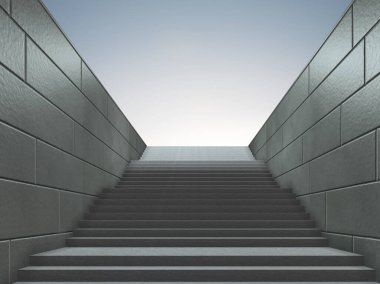 Yeni zorluklara yol açan merdiven basamakları - 3D canlandırma