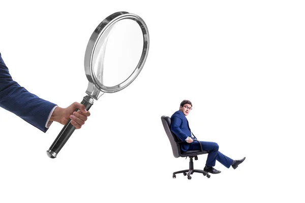 Begreppet anställd övervakning av chefen — Stockfoto
