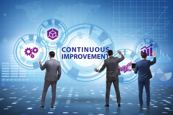 Continuous improvement concept in business — Stock Photo, Image