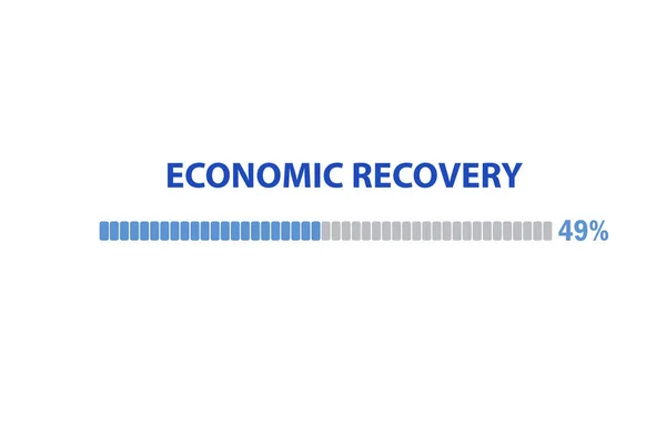 Ekonomik düzelme kavramı — Stok fotoğraf