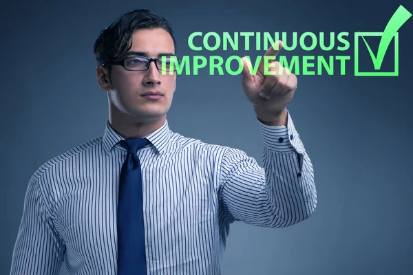 Continuous improvement concept in business — Stock Photo, Image