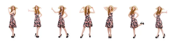 Jonge vrouw in de mode concept — Stockfoto
