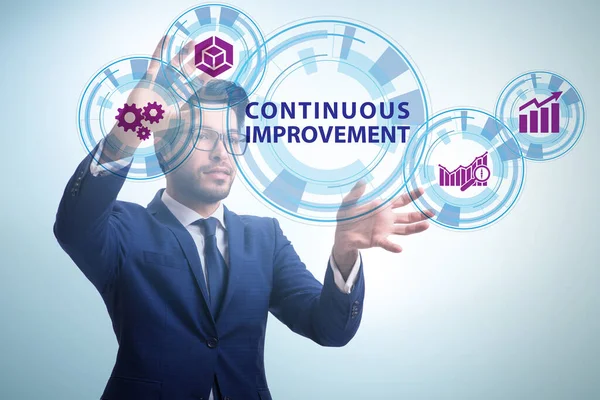 Continuous improvement concept in business — Stock Photo, Image