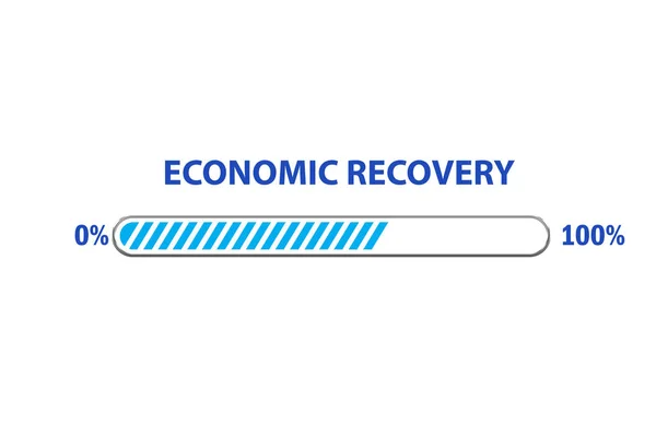 Concetto di ripresa economica nelle imprese — Foto Stock