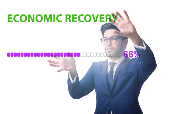 Conceito de recuperação económica após a crise — Fotografia de Stock