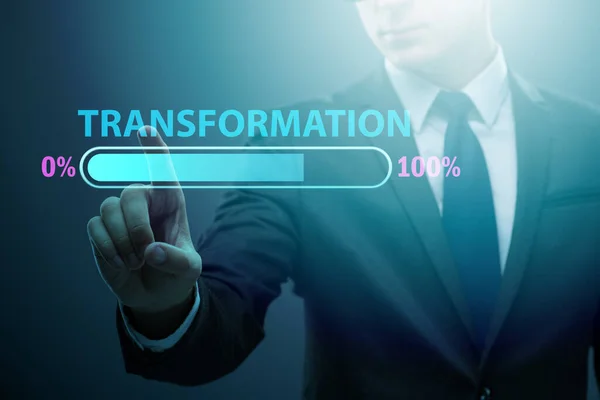 Concept de transformation d'entreprise — Photo