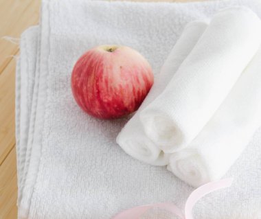 Aromatik sabunlu sağlıklı yaşam tarzı kavramı