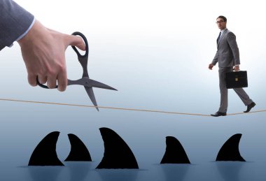 İş risk kavramında el kesme.