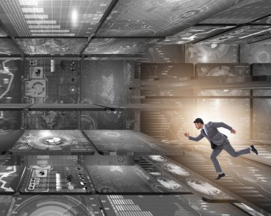 Soyut iş kavramında iş adamı