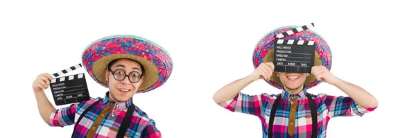 Vtipné mexické s sombrero v konceptu — Stock fotografie