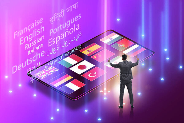 Concept of online foreign language translation and learning