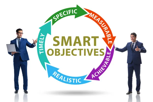 Concept of SMART objectives in performance management — Stock Photo, Image