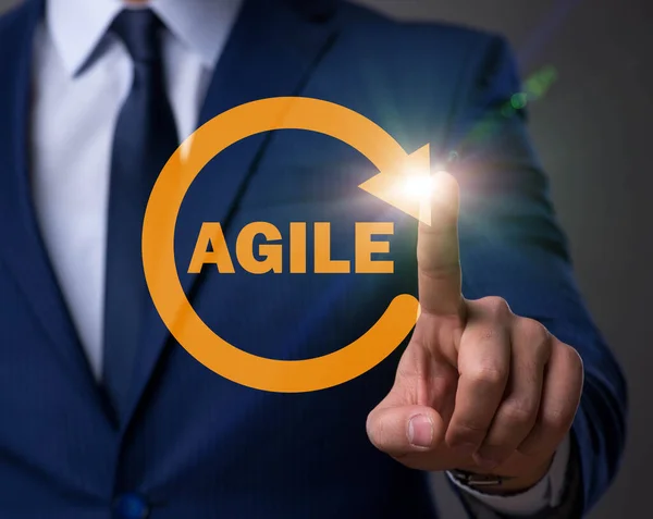 Concept van agile software ontwikkeling — Stockfoto