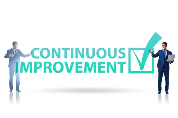 Continuous improvement concept in business — Stock Photo, Image