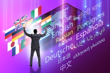 Çevrimiçi yabancı dil çeviri ve öğrenme kavramı