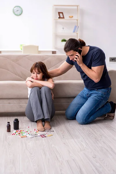 Aile çatışması sonrası intihar eden genç bir kadın.