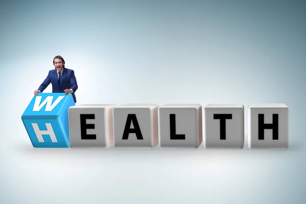 Reichtum ist Gesundheitskonzept bei Geschäftsleuten — Stockfoto